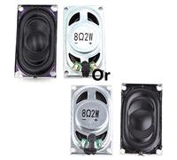 Altavoz YIZITU XXHDZ- 2035 para altavoces LCD de 8 Ohm 2 W, rectangular de cavidad de hierro duradero para Shell 3520 35 x 20 mm, Karaoke