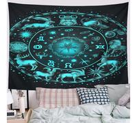 ALTCIRNMD 150Wx200Tcm, Tapiz De Signos Del Zodiaco, Decoración De Pared, Tapiz, Adornos Pared, Tapices De Pared, Decorativo Para Pared Para Sala De Estar Con Accesorios