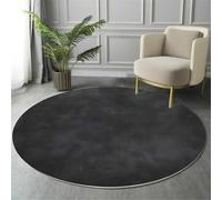 ALTCIRNMD Alfombra,3D Estampado Gris Oscuro Textura Rugosa Antideslizante Salón Artes Visuales Hogar Sala De Estar Dormitorio Alfombrillas Grandes Estudio Decorazione Della Casa,60Cm