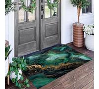 ALTCIRNMD Alfombra Entrada 70X100Cm, Textura De Mármol Felpudo Antideslizante Y Lavable,Atrapapolvo Absorbente, Lujo Asequible Al Estilo Instagram Decorativo, para Puerta, Pasillo Y Casa