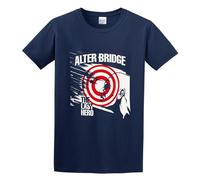 Alter Bridge The Last Hero T-Shirt Graphic tee Printed Top Mens Navy Shirt L