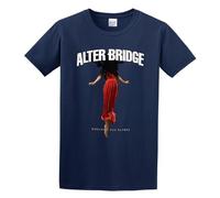Alter Bridge Wouldnt You Rather T-Shirt Graphic tee Printed Top Mens Navy Shirt L