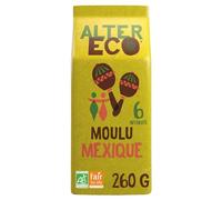 Alter Eco Café Moulu Pur Arabica Mexique Bio et Equitable 260 g