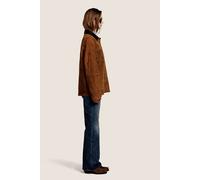 ALTER EGO Gabby Suede Jacket Cinnamon Talla: M | Chaquetas de Cuero Outlet | Mujer