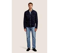 ALTER EGO Kayce Suede Jacket Marine Blue Talla: 3XL | Chaquetas de Cuero Outlet | Hombre | Azul