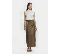 ALTER EGO Mandy Skirt Dark Sand Talla: XS | Faldas de Cuero Outlet | Mujer | Marrón