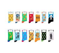 ALTER SOCKS Altersocks pizza- calcetines para hombres y mujeres, regalo loco - calcetines divertidos de algodón en talla única (espíritu)