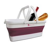 Altera la Vita Cesta de la compra para camping, pícnic, plegable, 15 litros, impermeable, ahorra espacio, para camping, autocaravana