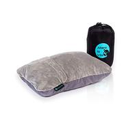 Altera la Vita Cojín cervical de viaje de espuma viscoelástica triturada - por lo tanto comprimible - para avión, tren, coche, camping al aire libre, ultraligero, pequeño y suave