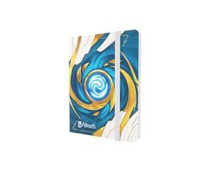 Altered Mana Orb - Álbum casual de 18 bolsillos, carpeta de coleccionista de tarjetas con licencia oficial, capacidad de 360 tarjetas de doble manga, 20 páginas de carga lateral, correa elástica extra