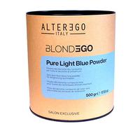 Alterego Blondego Pure Light Blue Powder 500gr - polvo decolorante azul compacto