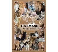 Alterhuman - Cat Mask Workbook designed for Therian | Templates for Cat Mask Making | Project Planner | Blank Mask Outlines for Design, Colouring or ... | Cute Collage | Therian Community Symbol