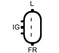 ELSTOCK Generador 70A 12V para Honda Civic VI Hatchback 1.4i