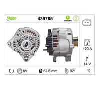 Alternador Arrancador Valeo 439785 Valeo Origins New Stop&start Oe Technology