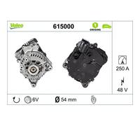 Alternador Arrancador Valeo 615000 Valeo Origins 48v Ibsg - New O.e. Technology