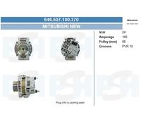 Alternador BV PSH 100A - 646.507.100.370