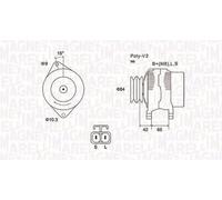 MAGNETI MARELLI 063731530010 Alternador