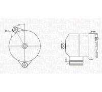 MAGNETI MARELLI 063731586010 Alternador