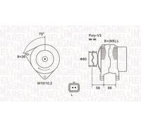 MAGNETI MARELLI 063731637010 Alternador