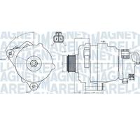 Alternador con polea 063731708010 MAGNETI MARELLI para KIA HYUNDAI
