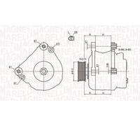 MAGNETI MARELLI 063731729010 Alternador