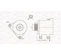 MAGNETI MARELLI 063731741010 Alternador