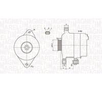 Alternador con polea 063731793010 MAGNETI MARELLI para TOYOTA VW