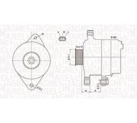 MAGNETI MARELLI 063731800010 Alternador