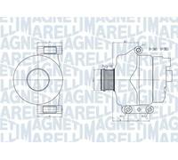 Alternador con polea 063731934010 MAGNETI MARELLI para OPEL FIAT LANCIA