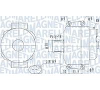 Alternador con polea 063732055010 MAGNETI MARELLI para MERCEDES-BENZ CLASE R