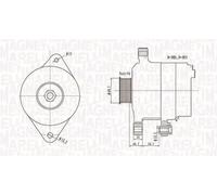 MAGNETI MARELLI 063732062010 Alternador