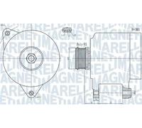 Alternador con polea 063732133010 MAGNETI MARELLI para KIA PRO CEE'D