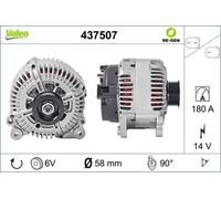 Alternador con polea 437507 VALEO para AUDI VW