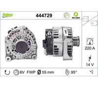 Alternador con polea 444729 VALEO para BMW 5 5 Touring X3 5 Gran Turismo