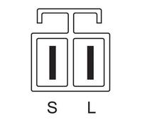 Alternador con polea de rueda libre 0 986 080 640 BOSCH para KIA HYUNDAI