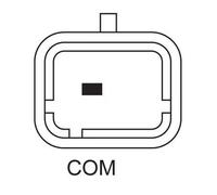 Alternador con polea de rueda libre 0 986 082 510 BOSCH para CITROËN PEUGEOT