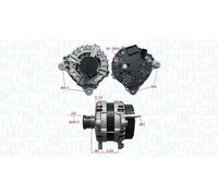 Alternador con polea de rueda libre 063736195010 MAGNETI MARELLI para VW