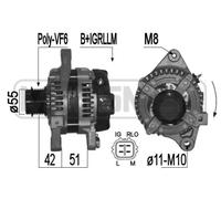 ERA Generador De Luz 100A 14V Para Toyota Auris 1.6 1.8 2.0 209360A
