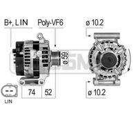 Alternador con polea de rueda libre 210835A ERA para PEUGEOT FORD CITROËN