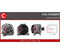 Alternador con polea de rueda libre CAL15340AS CASCO para RENAULT OPEL NISSAN