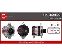 Alternador con polea de rueda libre CAL46106AS CASCO para DAEWOO CHEVROLET