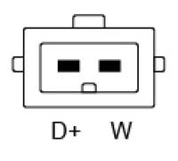 Alternador con polea múltiple 0 986 038 390 BOSCH para VW SEAT SKODA AUDI