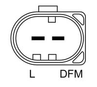 Alternador con polea múltiple 0 986 041 500 BOSCH para SKODA AUDI SEAT