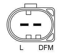 Bosch Alternador 0 986 047 530 120A 14V polea múltiple para Mercedes-Benz Clase E/CLK C208