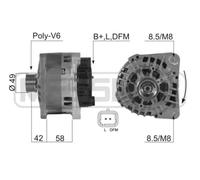 ALTERNADOR EB336Q 8253860 SG12B122 SG12B107 SG12B097 SG12B072 SG12B068 SG12B030