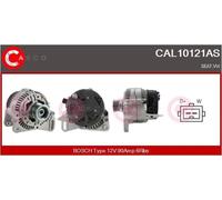 Alternador con polea para correa poli V CAL10121AS CASCO para VW SEAT