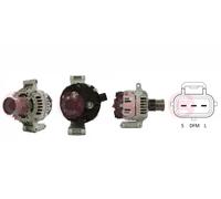 Alternador con polea para correa poli V CAL10134AS CASCO para FORD