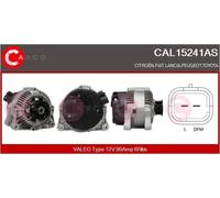 Alternador con polea para correa poli V CAL15241AS CASCO para CITROËN PEUGEOT