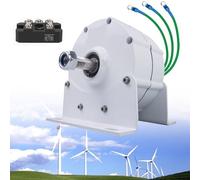 Alternador de CA con rectificador,generadores de alternador de CA,5000W 6000W 8000W 9000W 10000W 12000W,generador de imán permanente de bajas,para generador de turbina eólica horizontal,6000W-48V