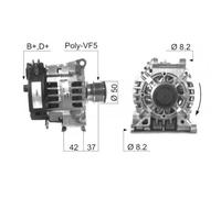 Messmer Alternador Generador 90A 14V Para Mercedes-Benz Clase A 1.9 1.7 CDI